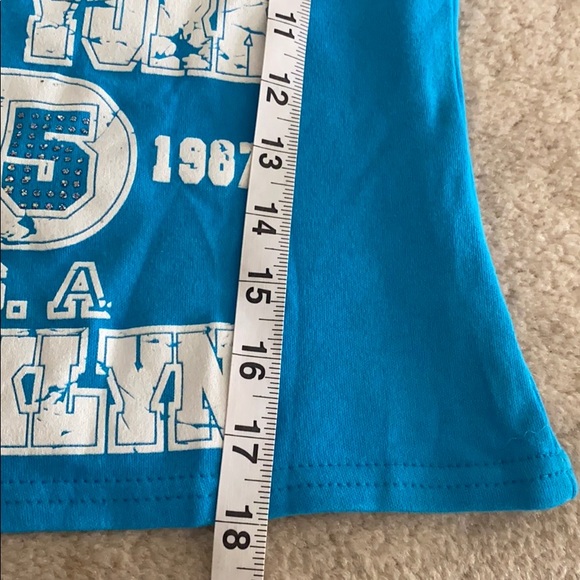 🥭 (4 for $15) PRIME Casual Blue Cropped Top - Picture 4 of 8